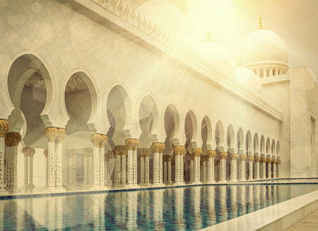 Mosque of Sheikh Zayed in UAE.のeditorial素材