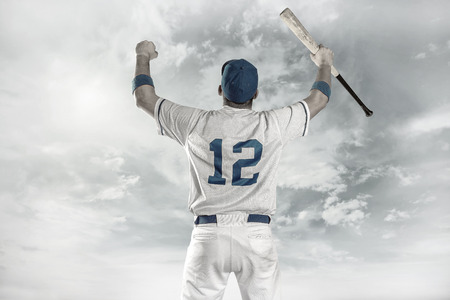 Baseball players in action on the stadium.