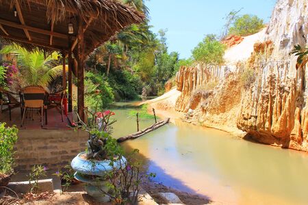 Fairy Stream in Phan Thietの写真素材