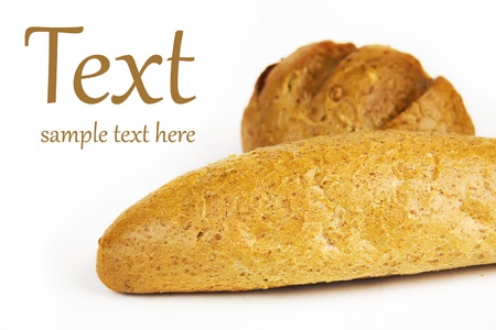 fresh bread (With sample text)の写真素材