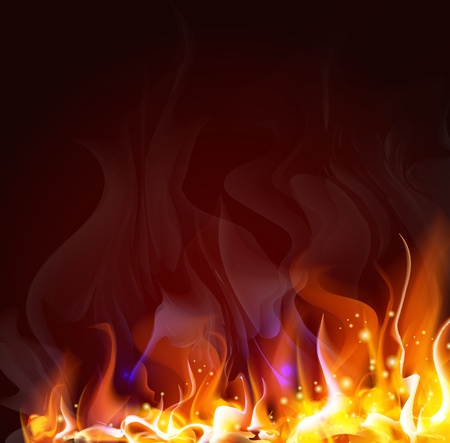 fiery background for design