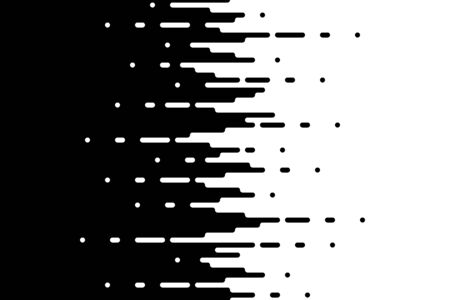 Halftone gradient lines Speed abstract pattern Isolated object on white background vector illustrationのイラスト素材