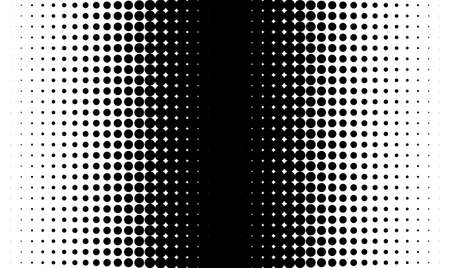 Gradient background with dots Halftone dots design Light effect Vector isolated object for website, card, posterのイラスト素材