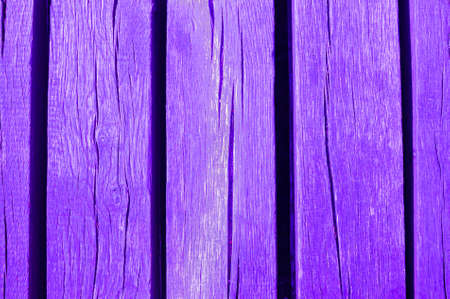 Purple wooden texture background. Horizontal top view.の写真素材