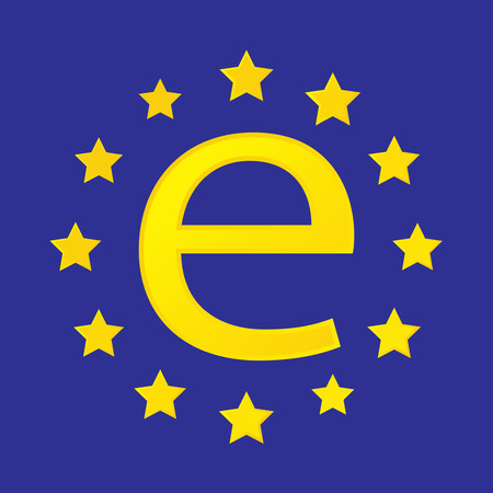 Euro starのイラスト素材