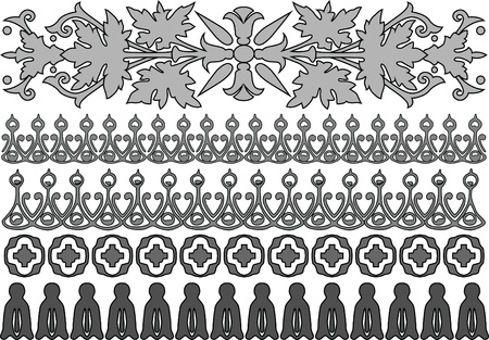 Patterns of old booksのイラスト素材