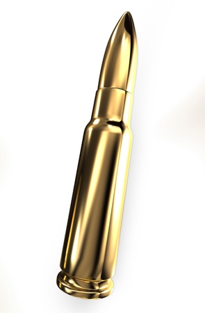 Gold reflective roundの写真素材