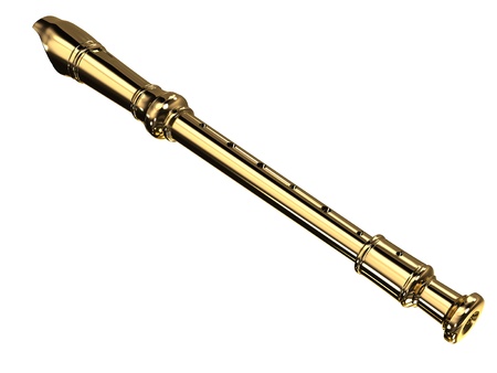 Gold Fluteの写真素材
