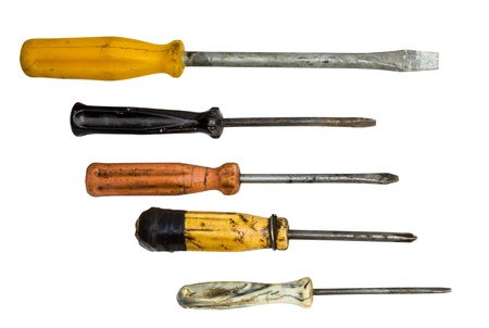 Set of screwdriversの写真素材