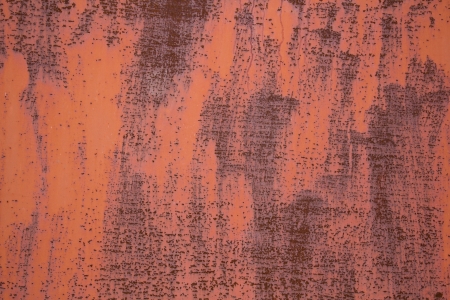 Painted rusty metal sheetの写真素材