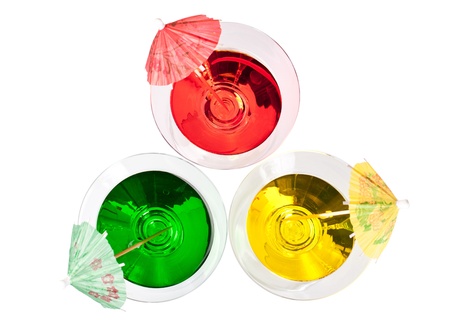 Martini bar top viewの写真素材