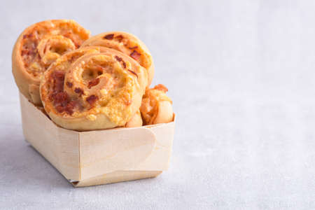 Delicious cheese snails - rolls