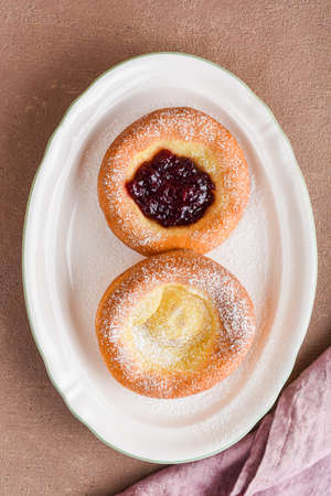 Doughnuts - traditional Tyrolean buns - also called Tiroler Kiachl or Bavarian Auszogne