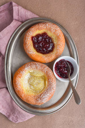 Ttiroler Kiachl or Bavarian Auszogne traditional Tyrollean or Bavarian buns