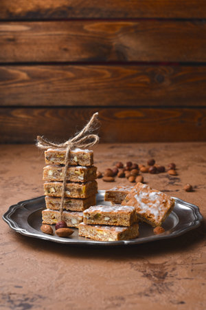 Swiss Christmas ginger cookies from the Nutcracker - Basler LÃ¤ckerliの写真素材
