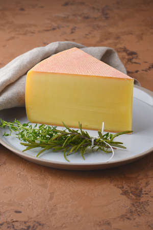 Piece of fresh cheeseの写真素材