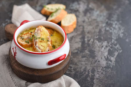 French onion soupの写真素材