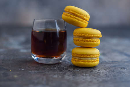 Passion fruit macarons - macaroons