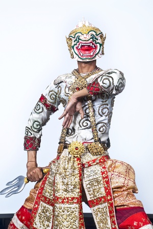 thai cultural show hanuman,ramayana storyの写真素材