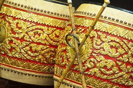 thai musical instrument "drum"の写真素材