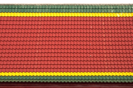 Roof tile patternの写真素材