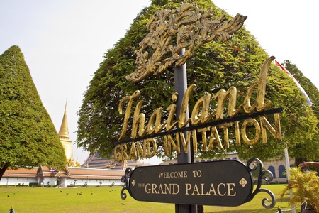 The Grand Palace Wat Phra Kaew in Bangkok, Thailandの写真素材