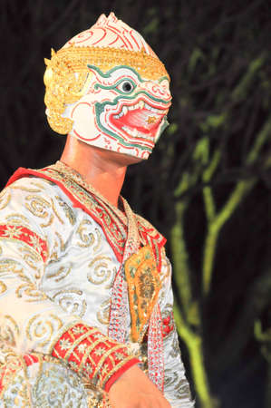Khon-Thai culture drama dance showのeditorial素材