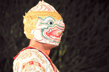Khon-Thai culture drama dance showのeditorial素材