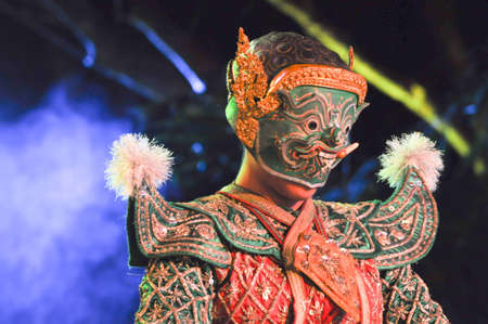 Khon-Thai culture drama dance showのeditorial素材