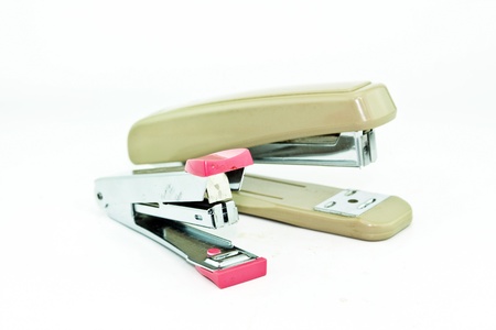 stapler isolated on a white backgroundの写真素材