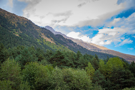 North Caucasus, high mountains of Ossetia