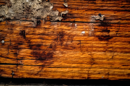 Old cracked oak boards. wood texture. high quality photoの素材