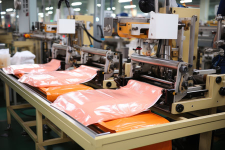 Bagging Equipment on Production Line.の素材