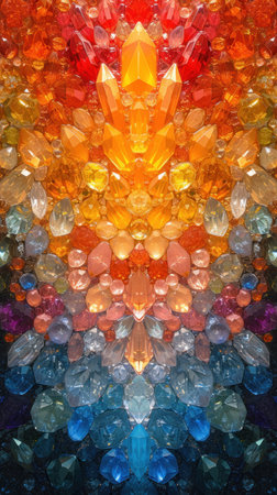 An amazing world of colors and shapes, changing their splendor with every turn, creates the impression of infinite varietyの素材
