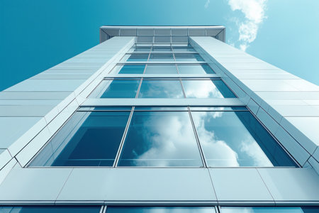 Architectural elements inspired by space, with an emphasis on harmonious lines and shapes.の素材