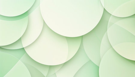 Circular white pattern on green background, floral design with keywords petal, pattern, symmetry, macro photographyの素材