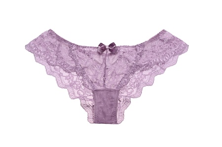 lace panties for women isolated on white backgroundの写真素材