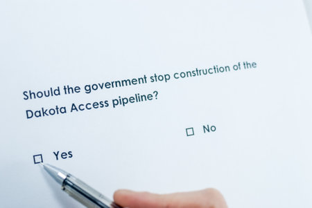Should the government stop construction of the Dakota Access pipeline?