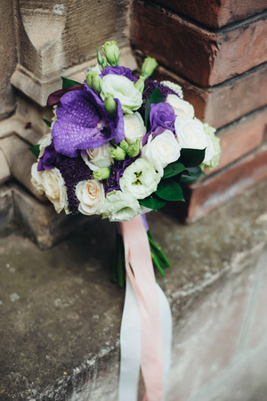 Wedding bouquet. Bouquet with flowersの写真素材