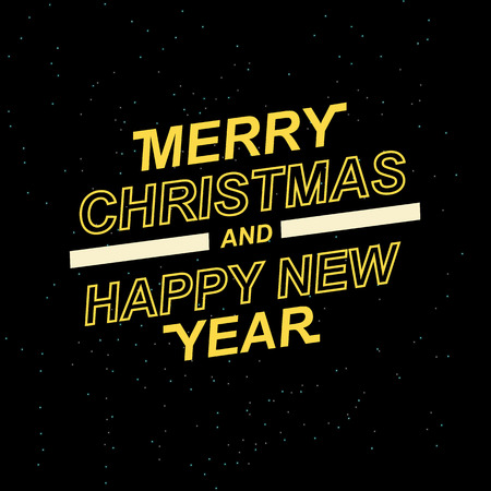 2019 Merry Christmas and Happy New Year for your seasonal leaflets and greeting cards or Christmas themed invitations. Vector illustrationのイラスト素材