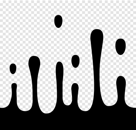 Splashing Black And White vector Irregular Rounded Lines Background for modern flat web site design.Vector Transition Abstract Wallpaper Pattern.のイラスト素材
