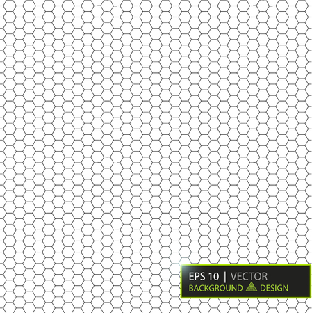abstract geometric graphic seamless hexagon pattern backgroundのイラスト素材