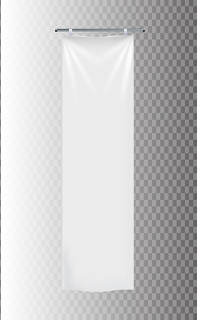 Roll up banner isolated on transparent background. Vector show display set mockup for presentation your product. Vertical blank roll up stand for trade advertising designのイラスト素材