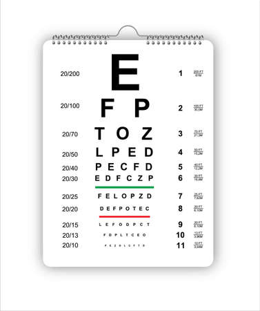 Testing Board for verification of the patient, vector image Testing isolated on white background.のイラスト素材