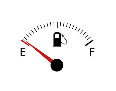 Fuel indicators gas meter. Gauge fuel vector tank full icon. Car dial petrol gasoline dashboardのイラスト素材