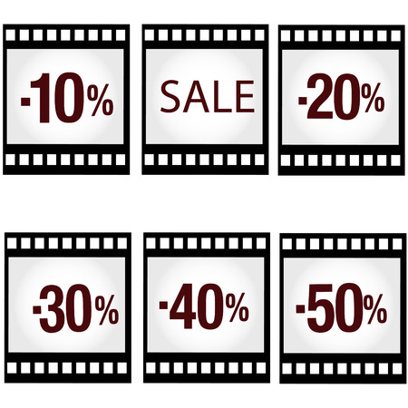  Sale photo and video productsのイラスト素材