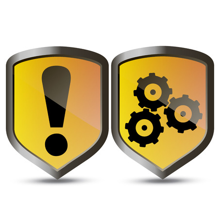  Vector shield protectorのイラスト素材