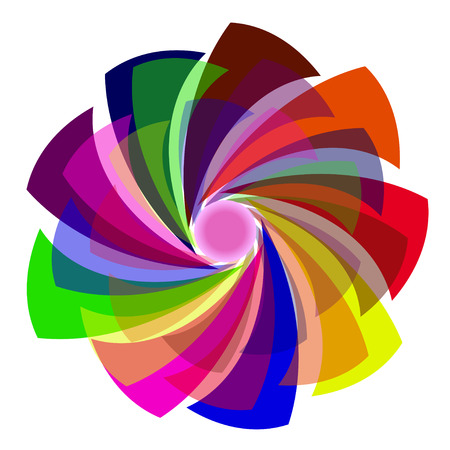 abstract colors symbolのイラスト素材