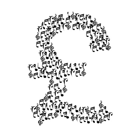 Vector pound notesのイラスト素材