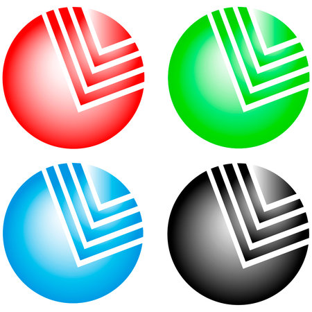 Vector logo designのイラスト素材